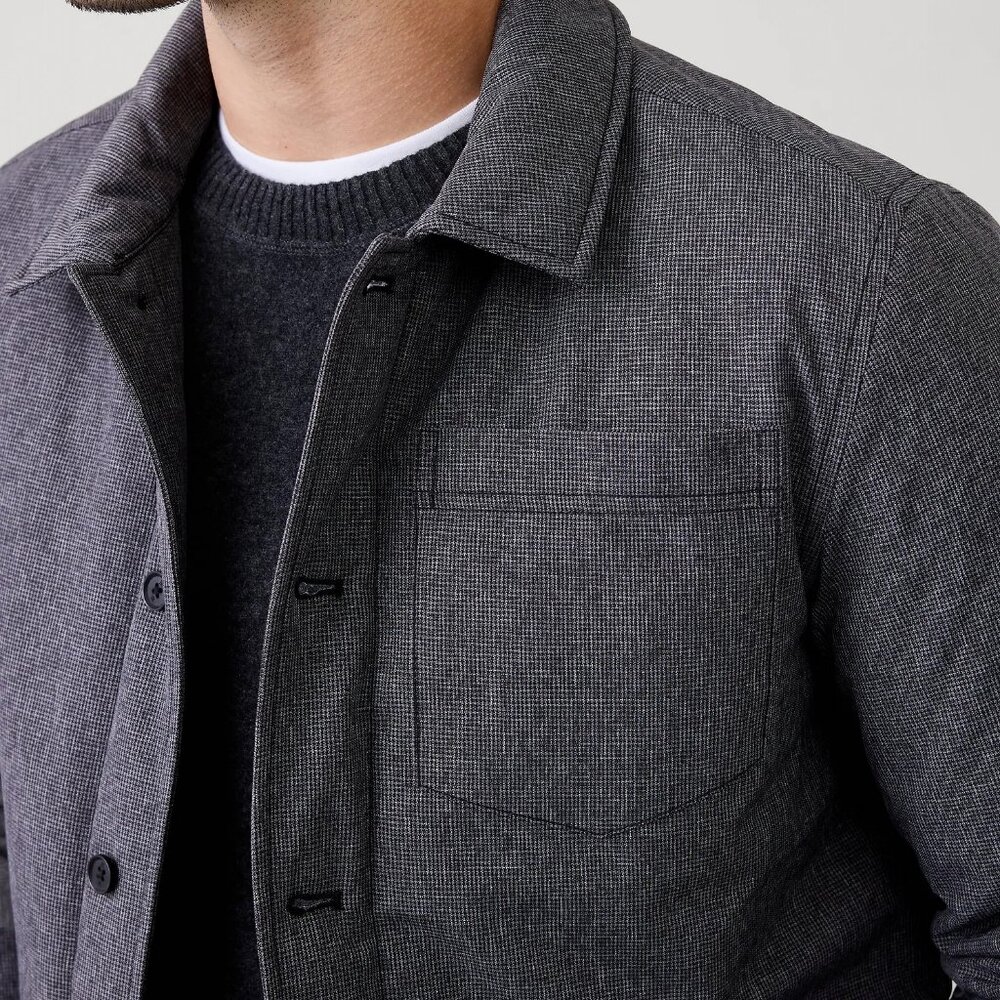Banana Republic Men's Charcoal (Gray) WR Jacket - X-Large - New with tags